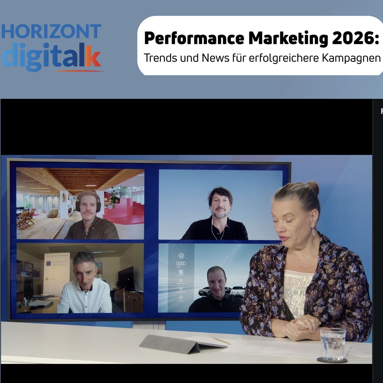 Sam Lutz beim HORIZONT Digital Talk zu Performance Marketing 2026